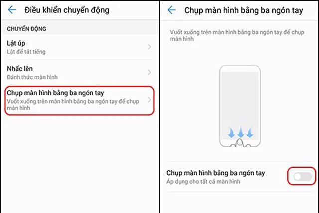 Istruzioni su come acquisire screenshot di Huawei