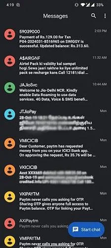 Cómo habilitar la mensajería RCS en Android