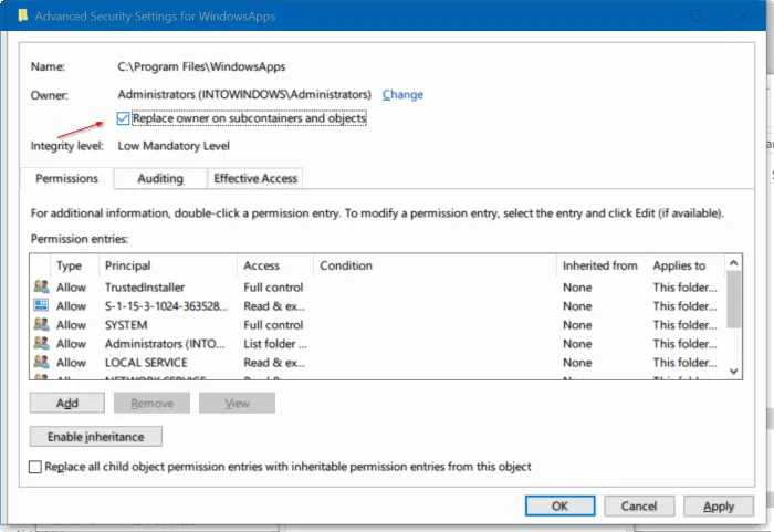 Arahan pembetulan ralat: Anda Telah Ditolak Kebenaran Untuk Mengakses Folder Ini pada Windows 10