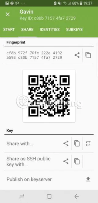Cara menghantar e-mel yang disulitkan pada Android menggunakan OpenKeychain