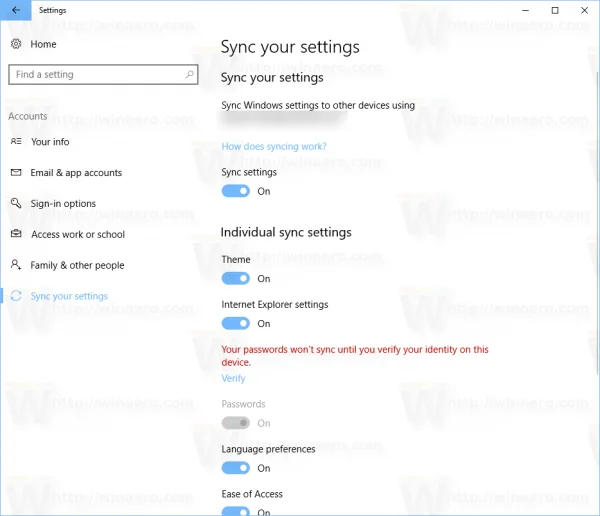 Windows 10'un temaları cihazlar arasında senkronize etmesini önleyin