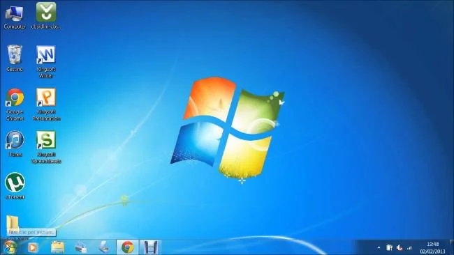 Arahan untuk menukar kertas dinding komputer untuk Windows