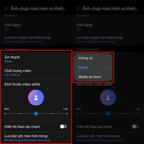 Bagaimana untuk melaraskan kualiti video rakaman skrin pada Samsung