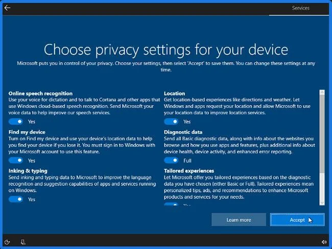 Bagaimana untuk memasang Windows 10 dari USB menggunakan fail ISO