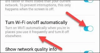 Cara menghidupkan Wi-Fi pada Android secara automatik