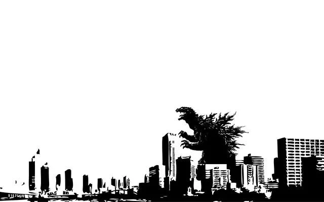 Koleksi 36 kertas dinding Godzilla dengan resolusi tinggi untuk komputer dan komputer riba