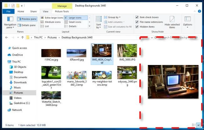 Bagaimana untuk memaparkan Pane Pratonton File Explorer pada Windows 10/11