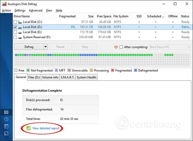 Cara menggunakan Auslogics Disk Defrag untuk menyahpecah cakera keras