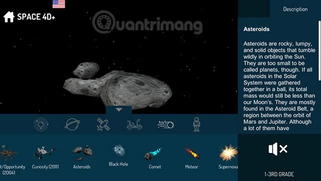 Cara menggunakan Space 4D+ untuk memerhati alam semesta dan foto alam semesta 4D