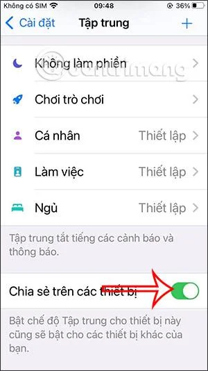 Bagaimana untuk memadamkan mod Fokus pada iPhone
