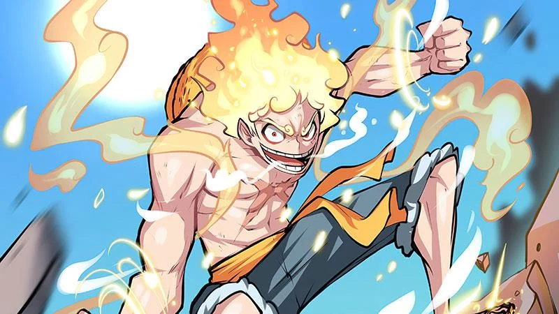 Luffy Gear 5 duvar kağıdı, Luffy Tanrısı Nika duvar kağıdı