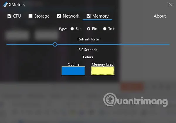 Görev Çubuğundan CPU ve RAM durumunu görüntülemek için XMeters nasıl kullanılır?