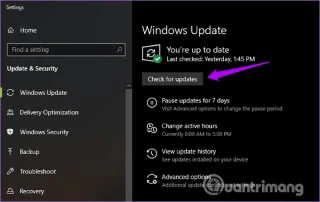 Correction dune erreur de non-possibilité de régler la luminosité de lécran sous Windows 10