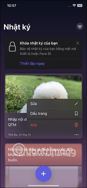 Como usar o aplicativo Diário no iPhone