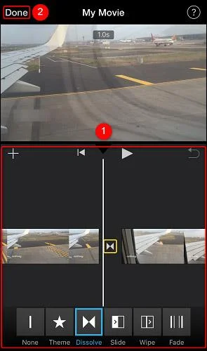 Bagaimana untuk menggabungkan video pada iPhone dengan aplikasi iMovie