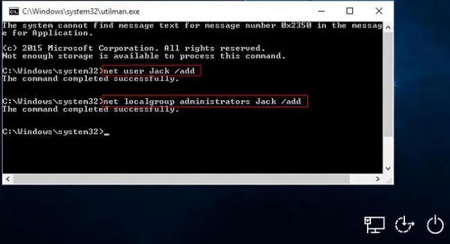 Windows 10'da oturum açamadığınızda Yönetici hesabı nasıl oluşturulur?