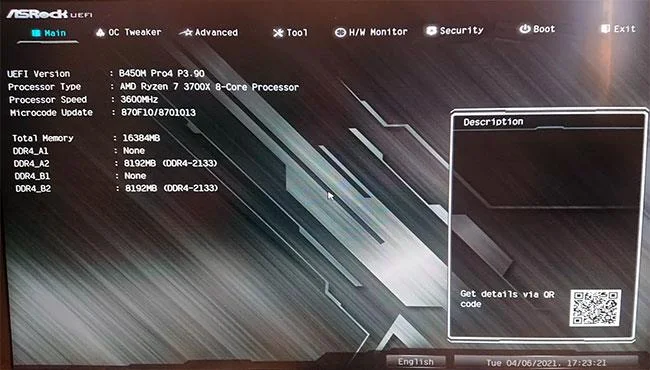 RAM hızını optimize etmek için XMP'yi etkinleştirin