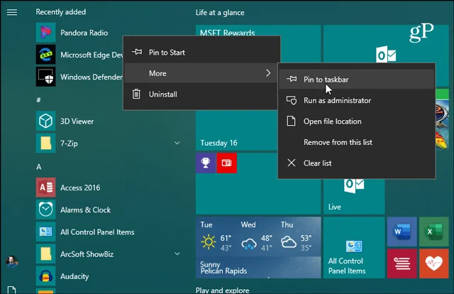 Come utilizzare le app Web nel nuovo browser Chromium Edge su Windows 10