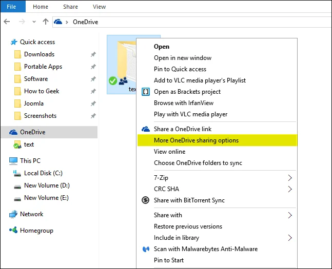 Windows 10 で OneDrive からファイルとフォルダーを共有する 5 つの方法