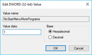Instructions pour supprimer l'option Toutes les applications dans le menu Démarrer de Windows 10