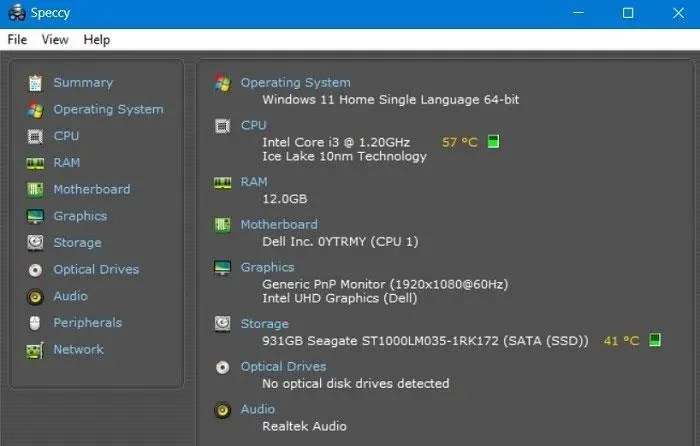 Bagaimana untuk menyemak suhu CPU komputer?