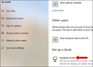 Windows 10da Kiosk Modu nasıl etkinleştirilir