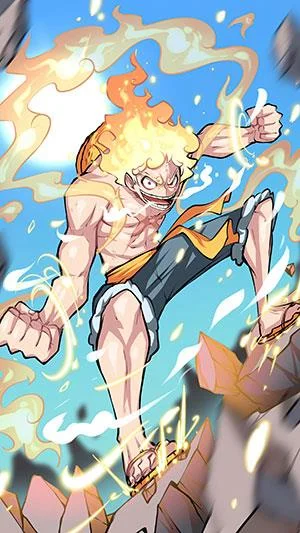 Luffy Gear 5 duvar kağıdı, Luffy Tanrısı Nika duvar kağıdı