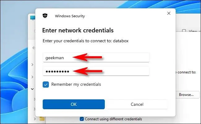 Instructies voor het toewijzen van netwerkstations in Windows 11