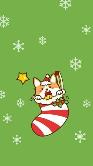 Kertas dinding Krismas yang comel, kertas dinding Krismas yang comel