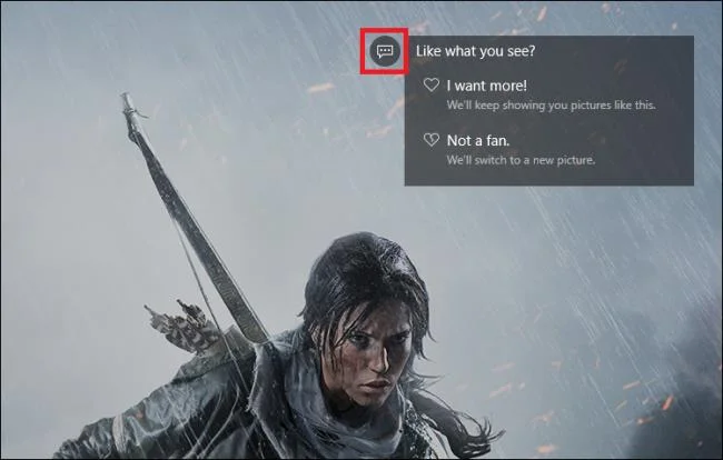 Arahan untuk mematikan iklan pada Skrin Kunci Windows 10