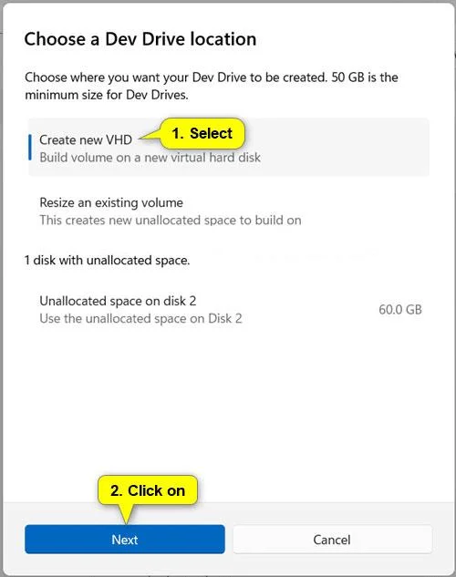 Hoe u een Dev Drive maakt op Windows 11