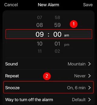 Como alterar o tempo de soneca padrão no iPhone