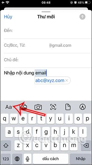 IPhoneでApple Mailのフォントを変更する方法
