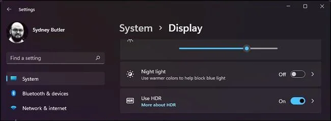 HDR inschakelen op Windows 11