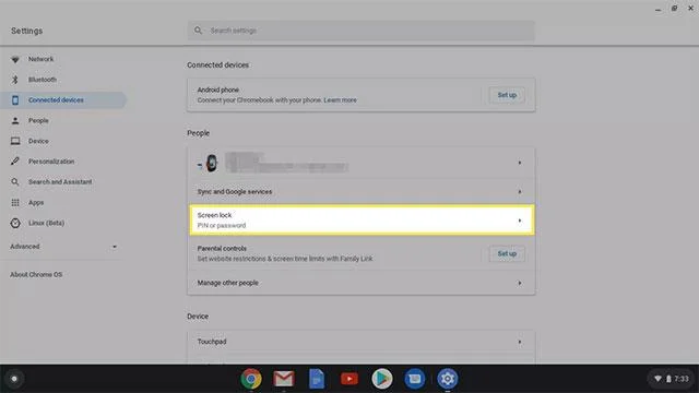 Kullanılmadığı zaman Chromebook nasıl kilitlenir?