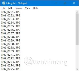 Windows'ta bir klasördeki dosyaların listesi nasıl yazdırılır veya kaydedilir?