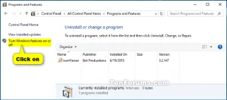 如何在 Windows 10 上啟用或停用 Windows 功能