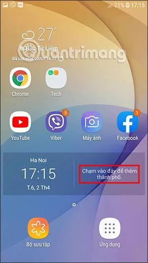 Cómo mostrar 2 zonas horarias en teléfonos Samsung