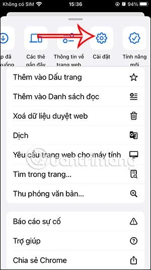 Cara mengalihkan bar alamat iPhone Chrome ke bawah