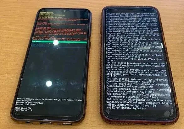 Les téléphones Samsung Galaxy J, A et S ont une erreur de récupération Android en raison du saut d'avril