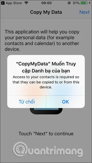 Cara menggunakan Salin Data Saya untuk memindahkan data antara iPhone dan Android