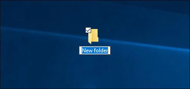 Cara membuat folder tidak kelihatan pada desktop Windows 10
