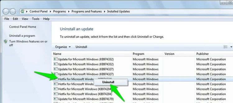 Bagaimana untuk menyelesaikan masalah klik tetikus kiri pada Windows