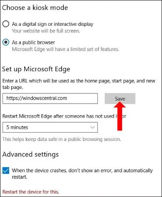 Windows 10'da Kiosk Modu nasıl etkinleştirilir