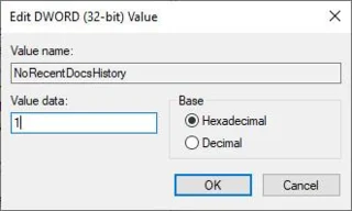 Bagaimana untuk mematikan paparan item dan tempat yang baru dilawati dalam Windows 10