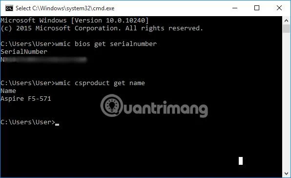 Arahan tentang cara mencari nombor siri komputer Windows