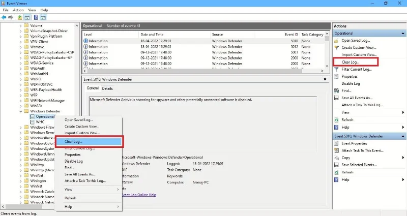 Windows 10/11'de Microsoft Defender koruma geçmişini silmenin 4 yolu