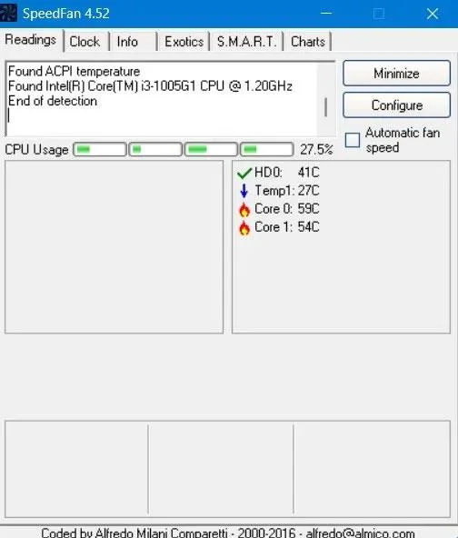 Bagaimana untuk menyemak suhu CPU komputer?
