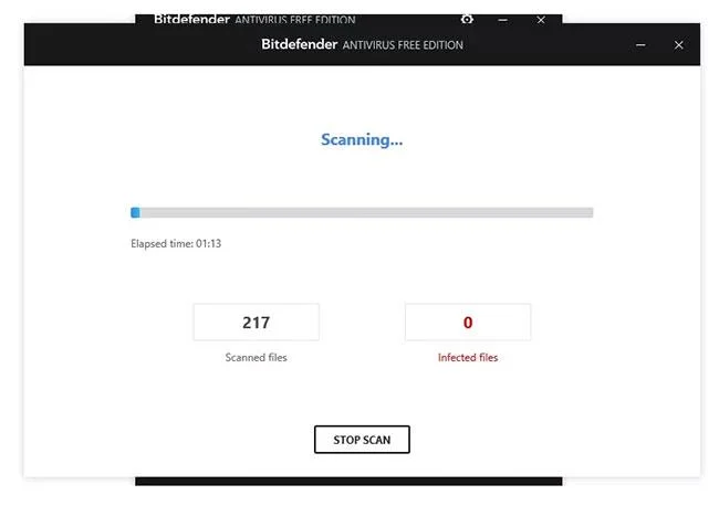 Kajian Edisi Percuma Antivirus Bitdefender: Padat, berciri penuh
