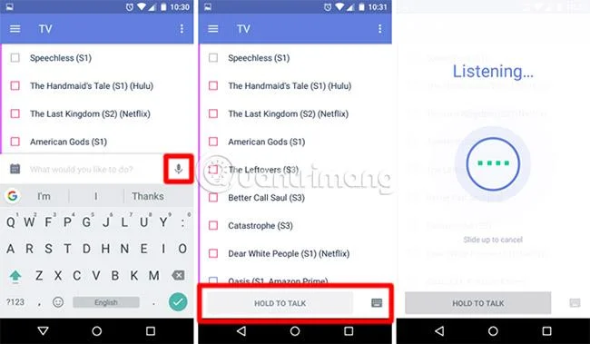 Dayakan ciri Pertuturan-ke-Teks pada Android